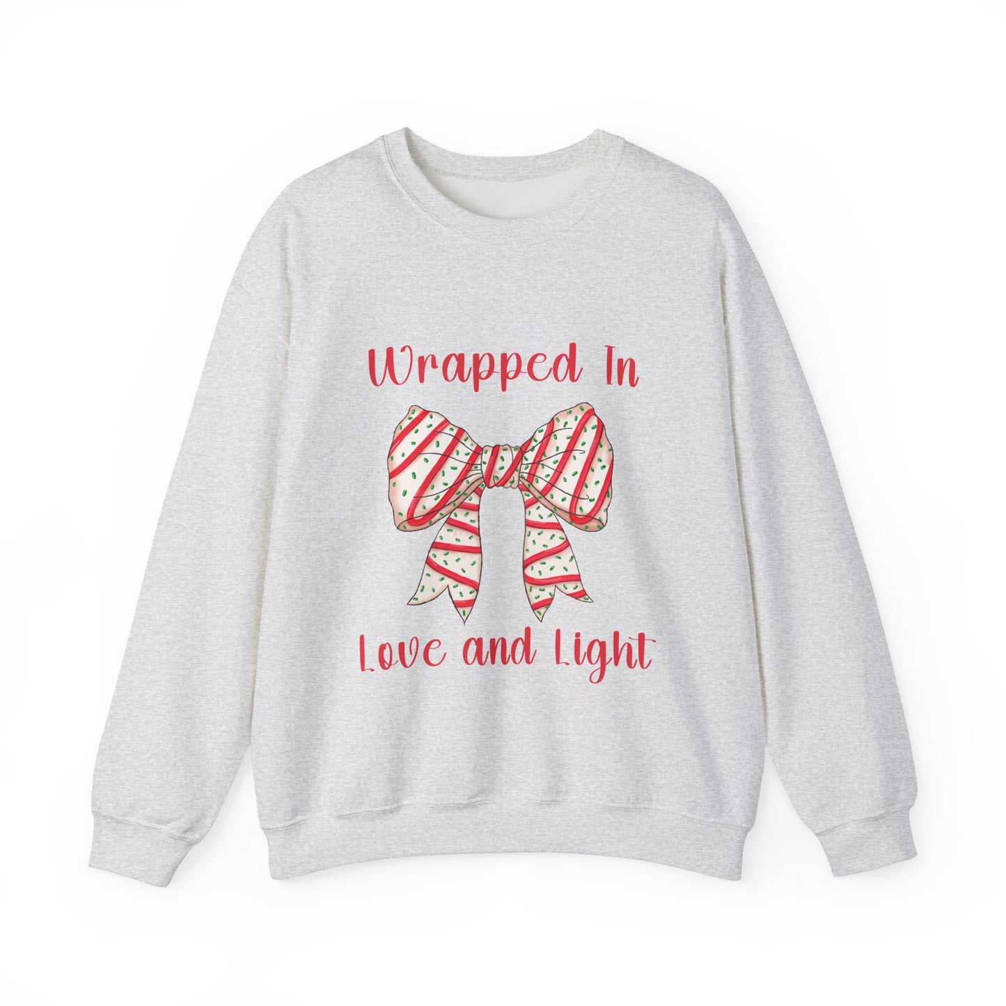 Christmas Tree Snack Sweatshirt - Wrapped in Love and Light