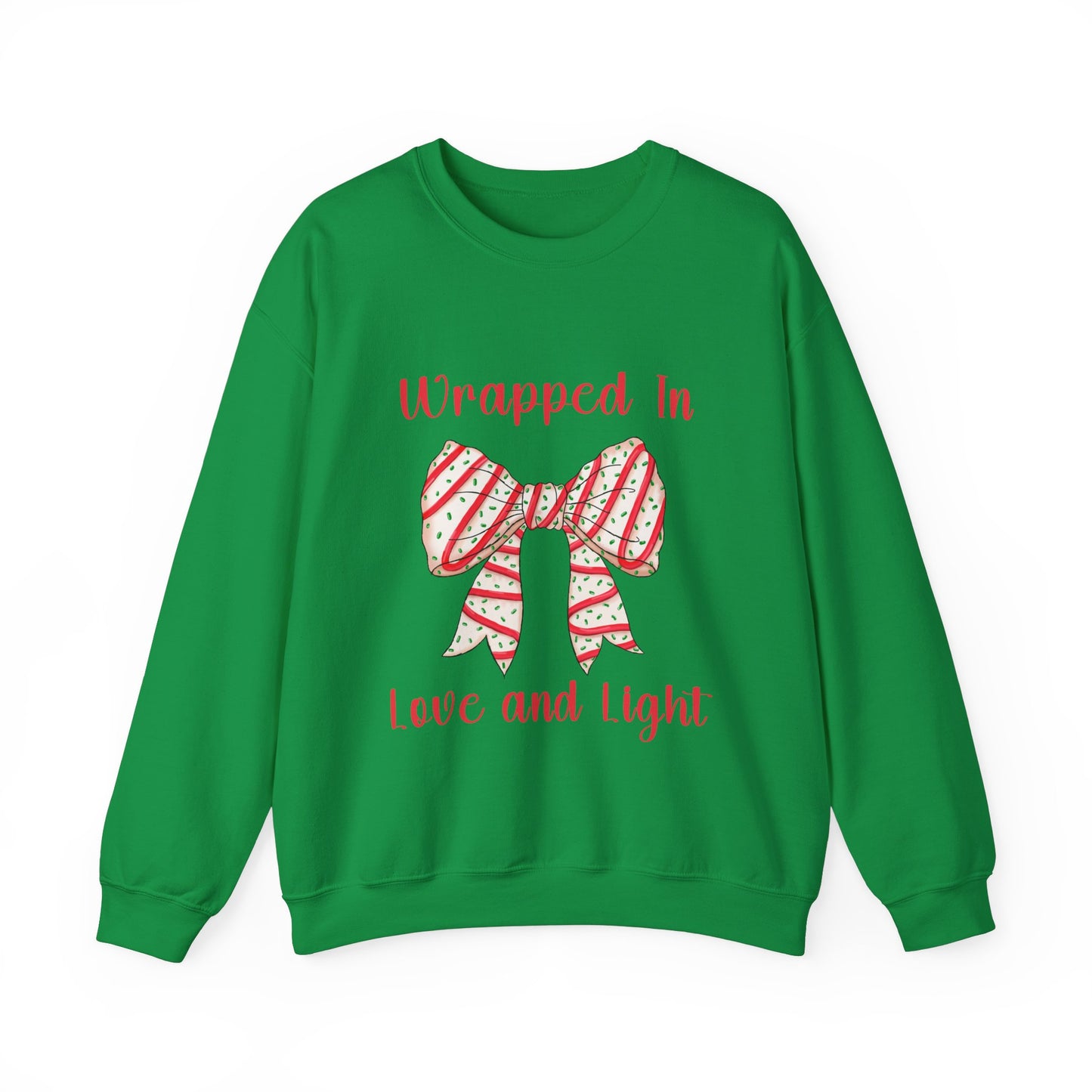 Christmas Tree Snack Sweatshirt - Wrapped in Love and Light