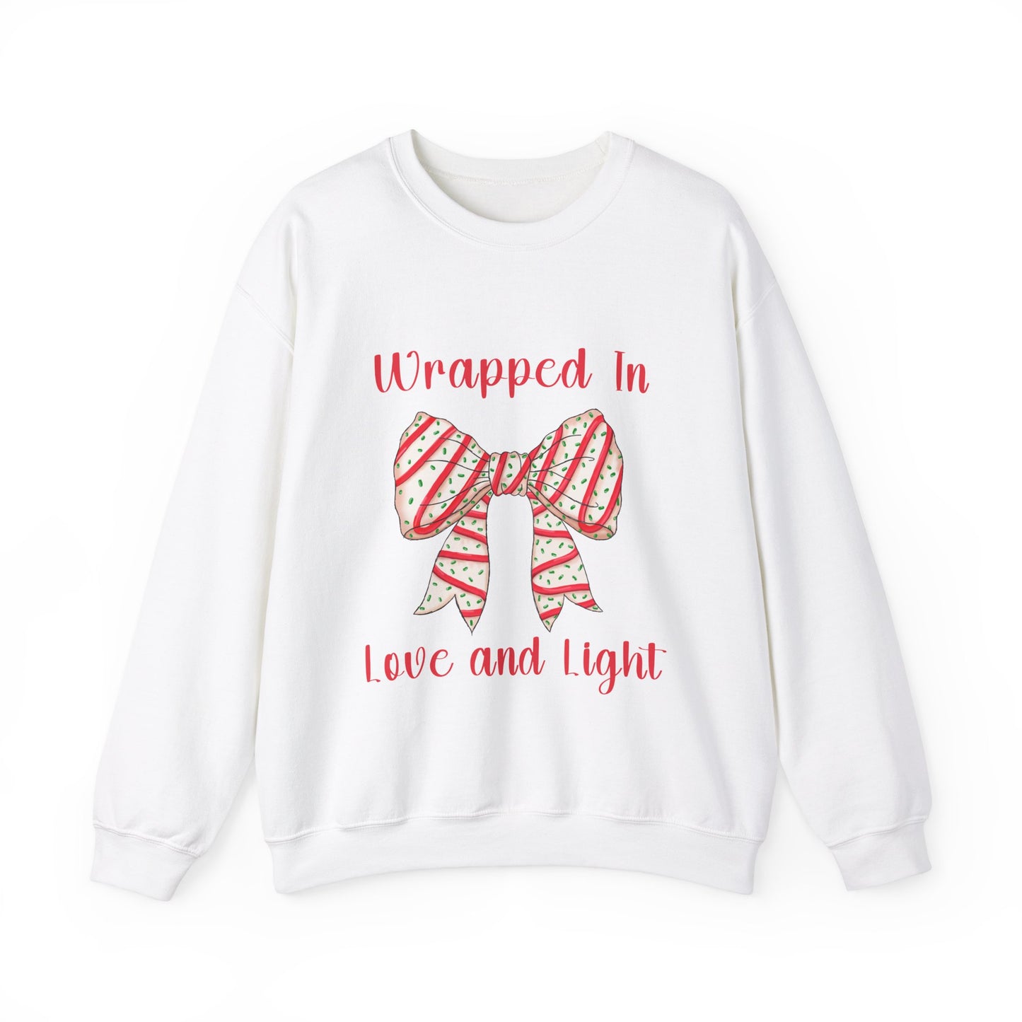 Christmas Tree Snack Sweatshirt - Wrapped in Love and Light