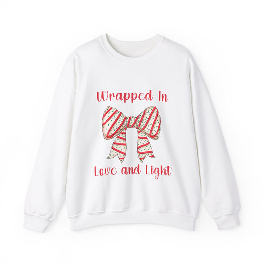 Christmas Tree Snack Sweatshirt - Wrapped in Love and Light