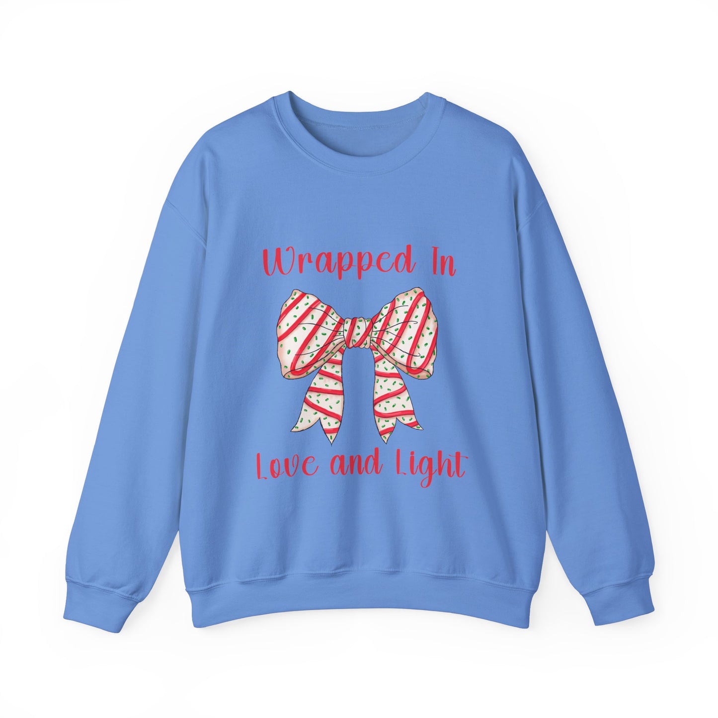 Christmas Tree Snack Sweatshirt - Wrapped in Love and Light