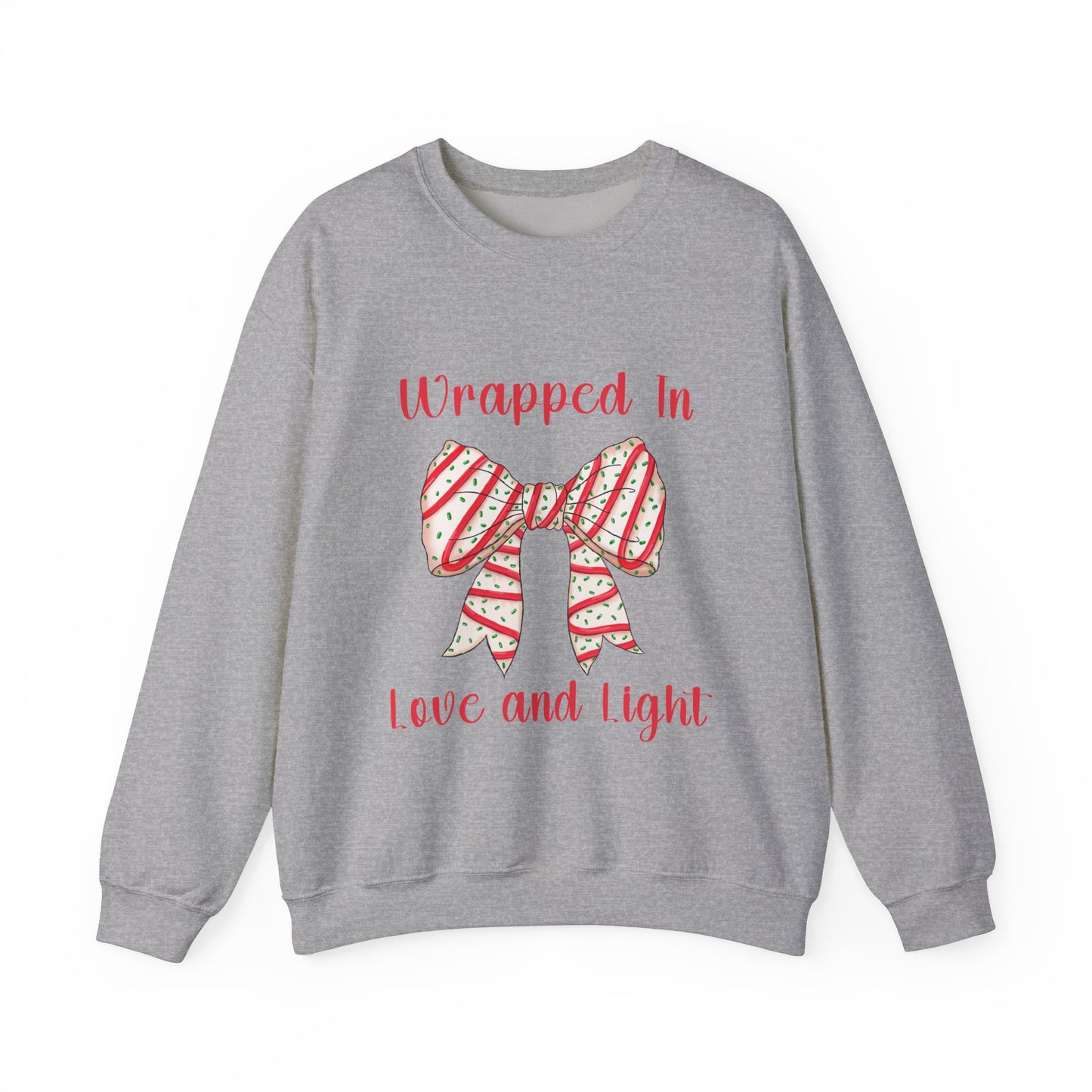 Christmas Tree Snack Sweatshirt - Wrapped in Love and Light